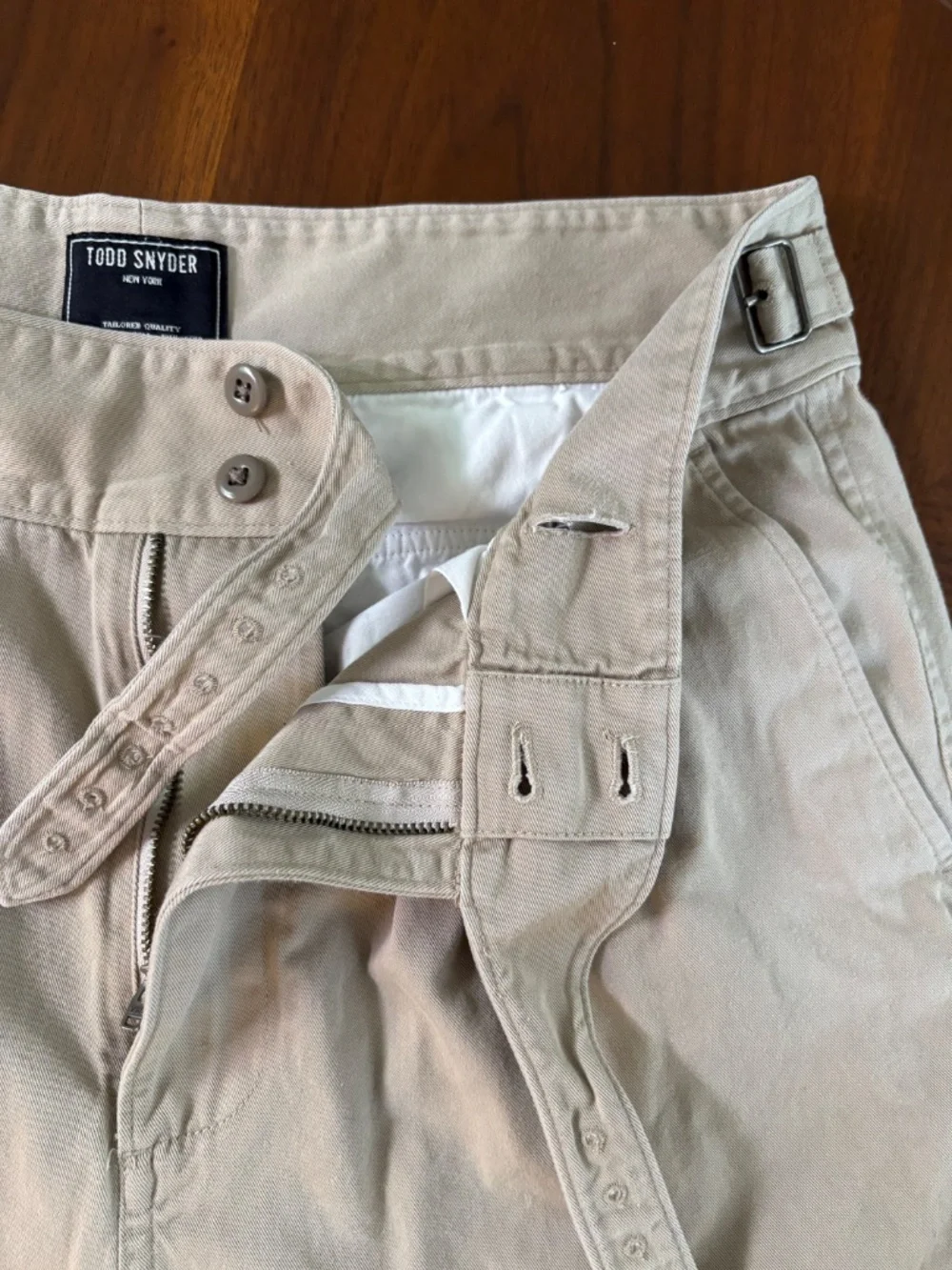 Todd Snyder Khaki Tan Men’s 34 Gurkha Trousers